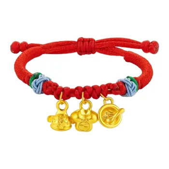 Old Qingyun Silver Building Gold Bracelet Kids