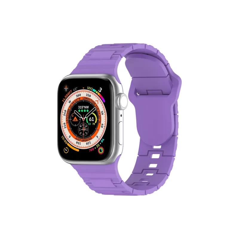 QIZHENG Watch Bands Apple Compatibility 38/40/41/42/45/49mm Silicone Material-13