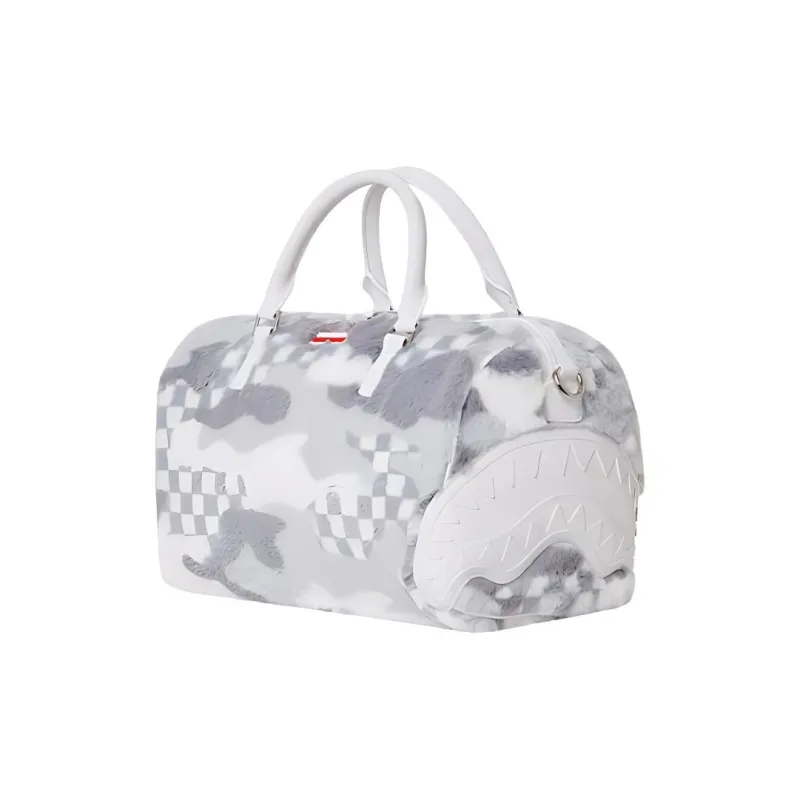 SPRAYGROUND Polyester Travel Bag Handbag Mini Unisex White Gray-2