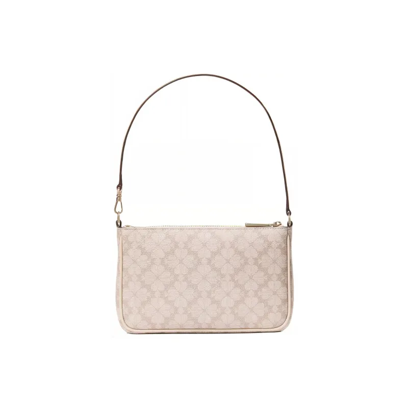 Kate Spade PVC Shoulder Bag Handbag Shoulder Bag Regular Women's Dark Beige Multicolor-1