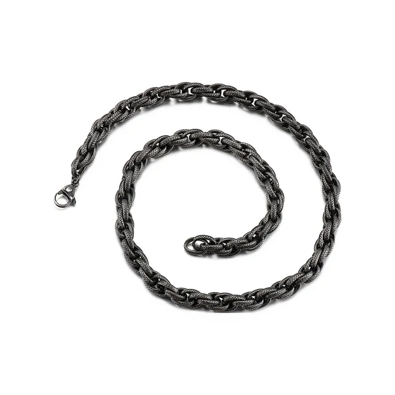KING OF BLING Titanium Steel Necklaces Unisex Year Of The Snake Good Luck-0