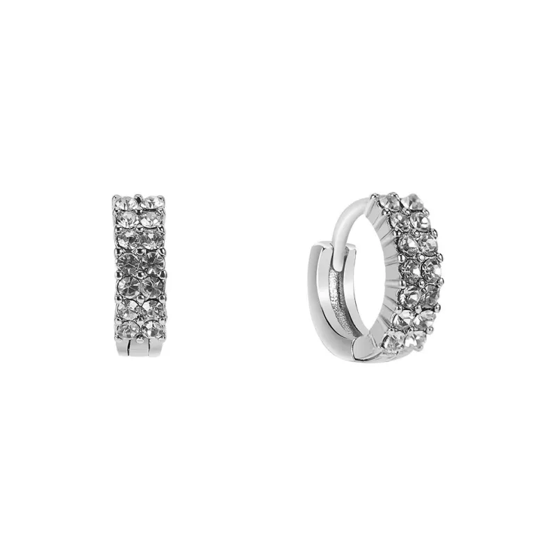 KING OF BLING Copper, Zircon Stud Earrings Unisex Year Of The Snake Good Luck-6