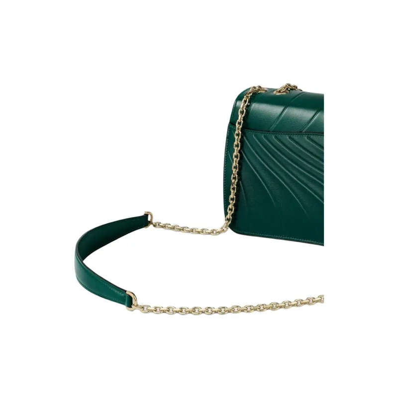 CARTIER Panthère De Cartier Calfskin Crossbody Bag Shoulder Bag Small Size Women's Emerald Green-3