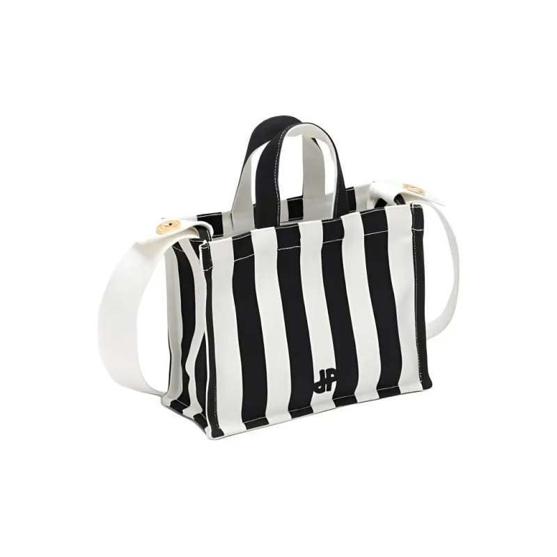 Patou Small Jp Canvas Tote Bag-4