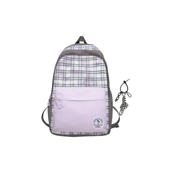 KAMLUI Nylon Fabric Backpack Regular Unisex Black/Gray/Khaki