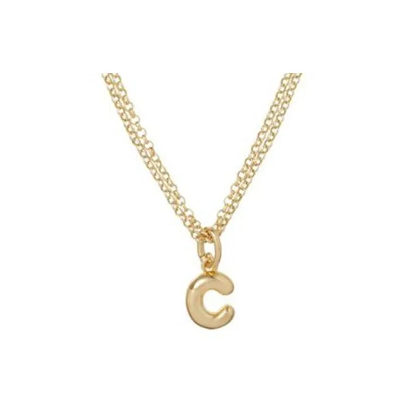 Roxanne Assoulin The Puffy Initial Necklace-2