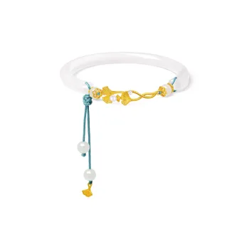 Crafts Women's Chalcedony Jade Bracelets Unisex