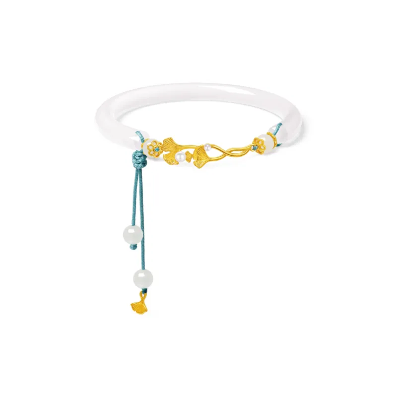 Crafts Women's Chalcedony Jade Bracelets Unisex-0