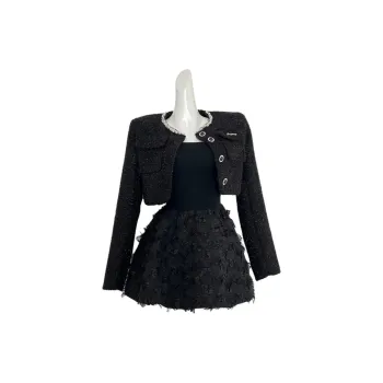 SECFLY OFFICIAL Skirt Set Women's Black