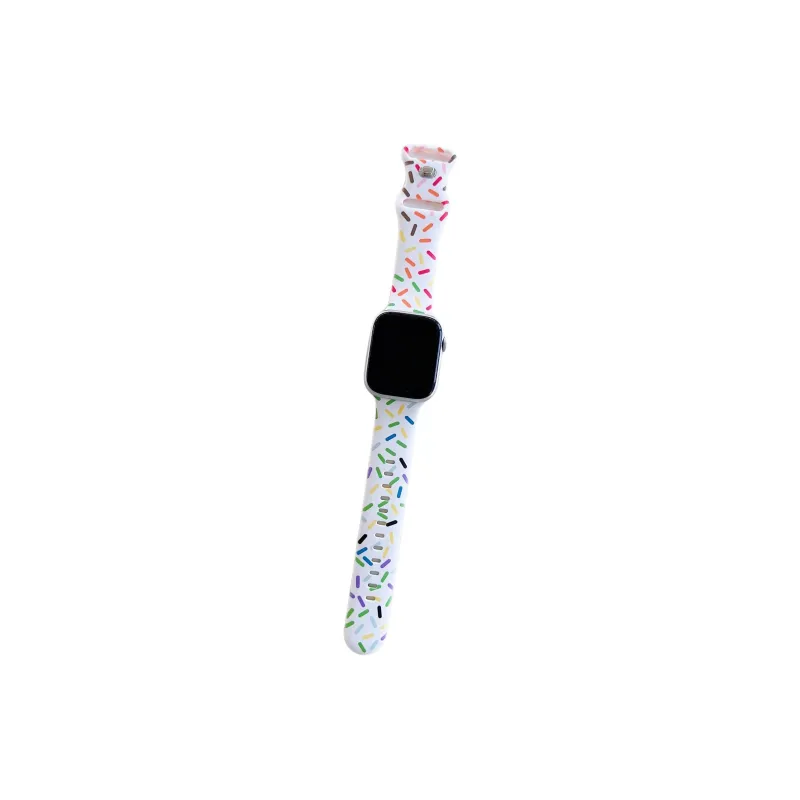 QIZHENG Watch Band Apple Compatibility Silicone Material-4