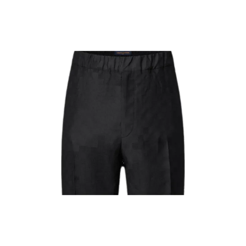 LOUIS VUITTON Silk And Wool Blend Drawstring Pants-4