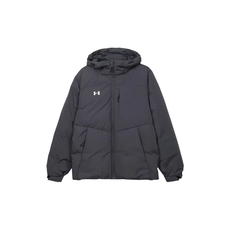 Under Armour Down Jacket Unisex Blue Comes With Necklace-1