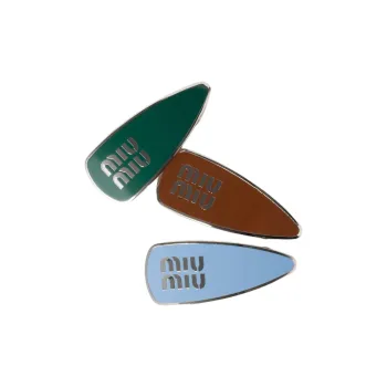 MIU MIU Enamelled Metal Hair Clips
