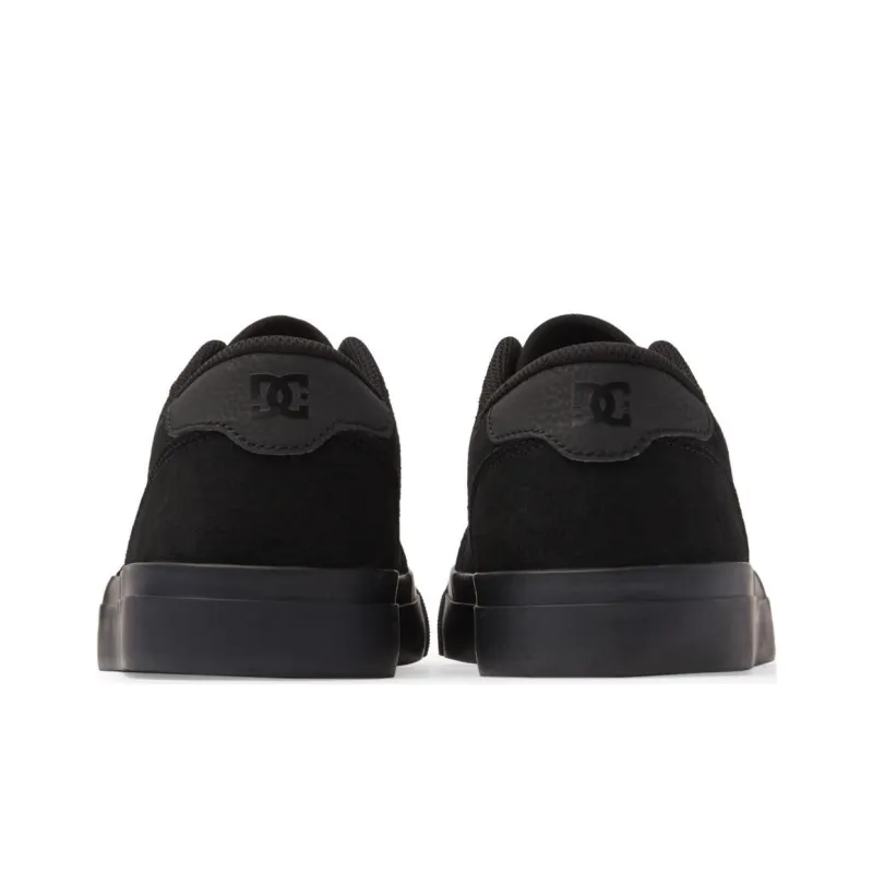 DC Shoes Teknic Low-Top Skateboard Shoes Men's Black-4