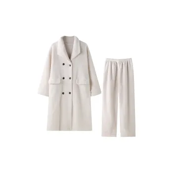 MEITENG Pajama Set Winter Women's White