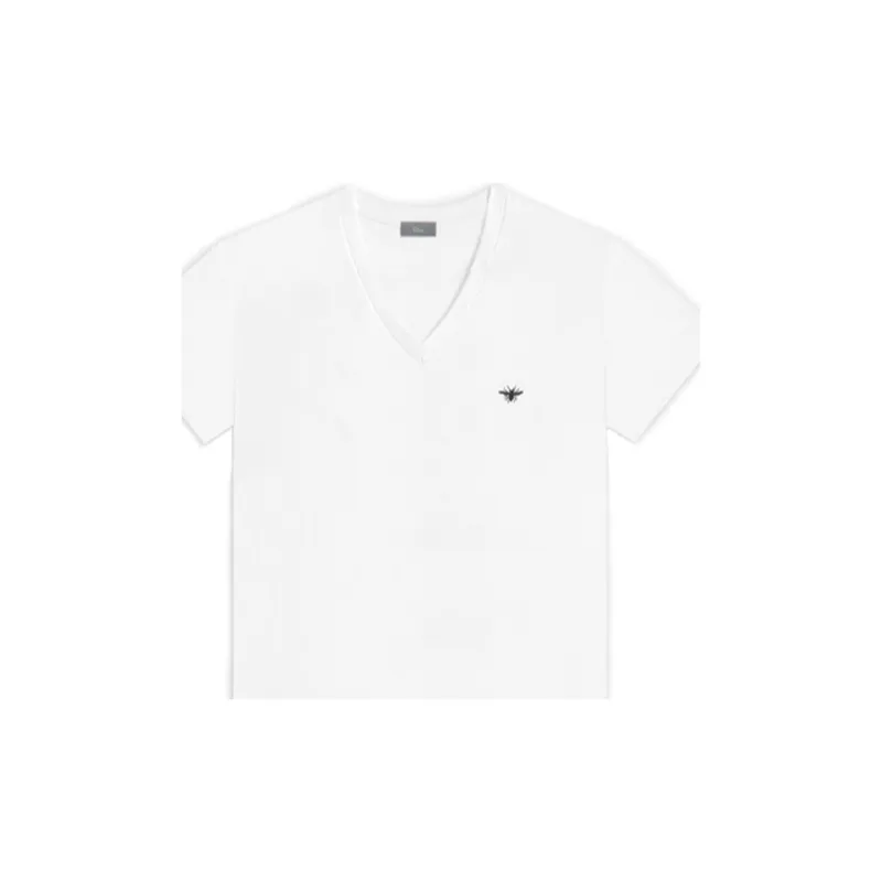 DIOR Quarterly New Products T Shirts Men White-3