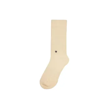 Converse STAR CREW Mid-Calf Socks Unisex 1 Pack Banana Cake