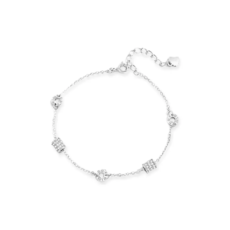 Chongqing Gold Store S925 Silver Bracelets Men's-0