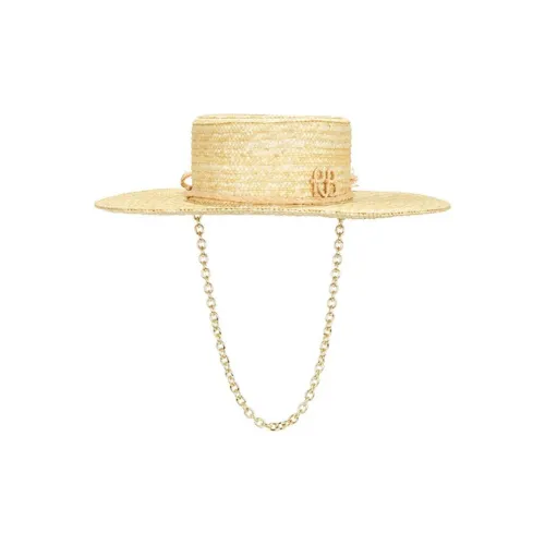 RUSLAN BAGINSKIY Straw Hats & Caps Women's Beige