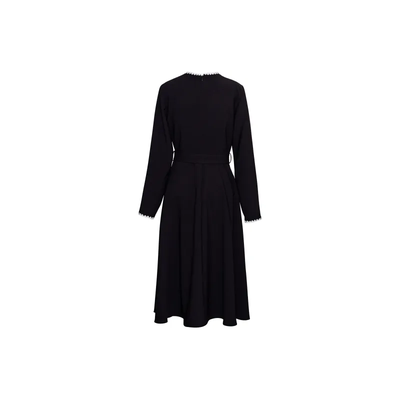 ROEYSHOUSE Long Sleeved Dresses Women's Black-1