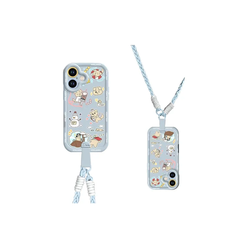 Sen Dog Silicone Material Crossbody Handheld Original Phone Cases Compatible With Apple 16 Pro Max/Pro/Plus/15/14/13-20