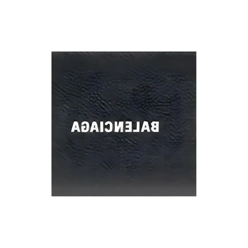 Balenciaga Calfskin Card Holder Large Size Men's Black-3
