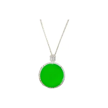 YOULING Chalcedony Jade Necklaces Unisex