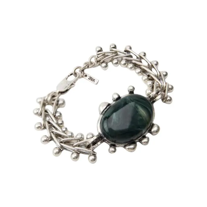 ZARA Resin Bracelets Women's Light Gray-2