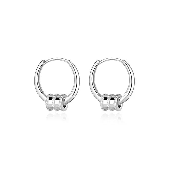 ETAHLOVE Sterling Silver Earrings Unisex Students Date Confession Gift Birthday Box-5