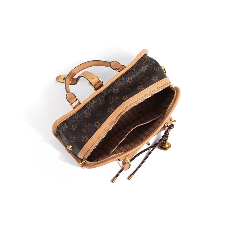 MISS GAIL Synthetic Leather Crossbody Bags Handbags Regular Women's Brown-2