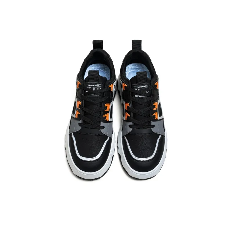 Meiretu Abrasion Resistant Balance Lightweight Low Top Skateboard Shoes Men's-3