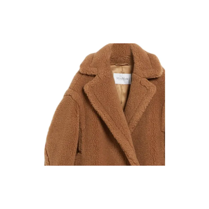 MaxMara Teddy Collection Teddy Bear Icon Coat Women's Brown-3