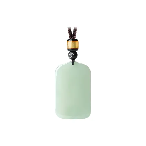 LAOMIAO Pendants Green Jade Men's