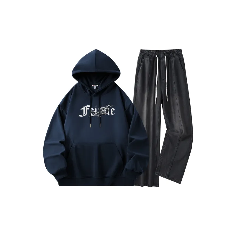 Feiyue Sweatshirt Sets Unisex-23