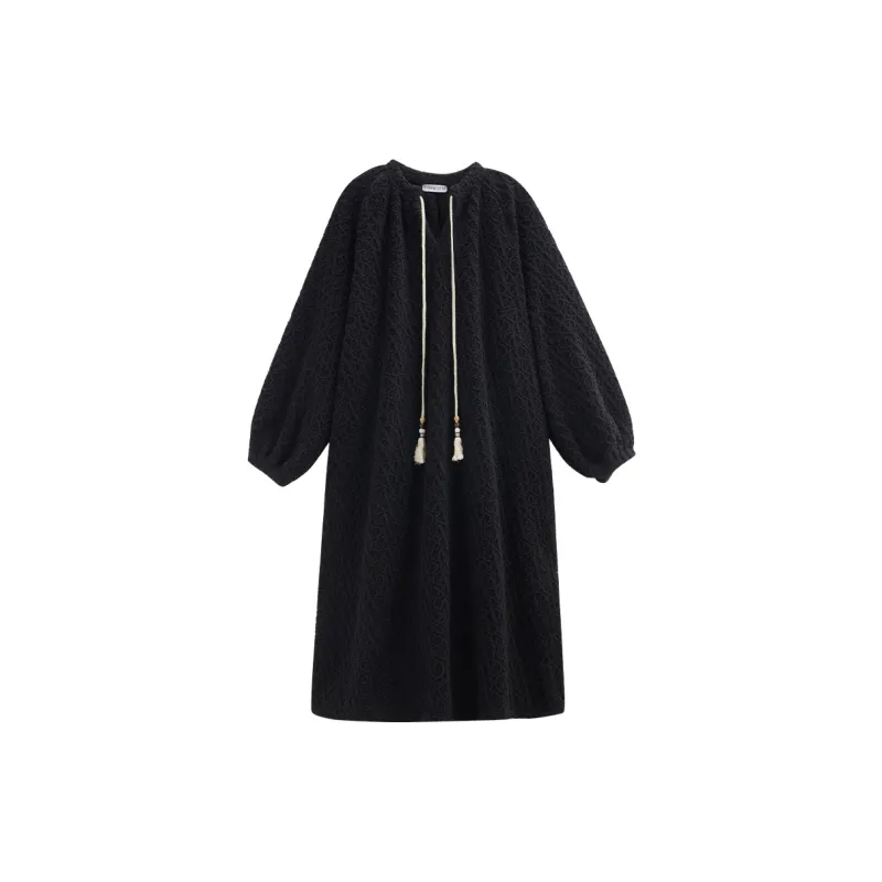 Same Language Nightgown Women's Alocasia Black-0