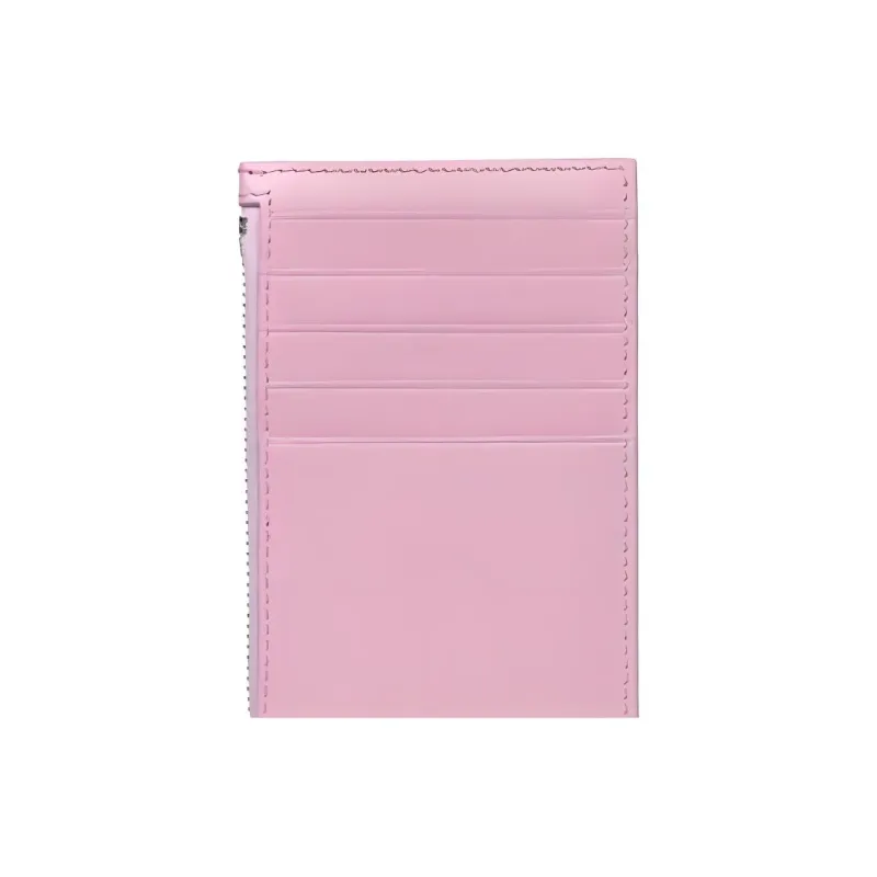 GIVENCHY Leather Card Holder Women's Pink-1