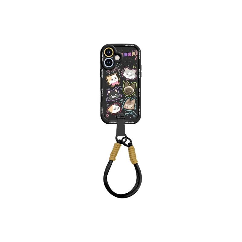Sen Dog Silicone Material Cartoon With Lanyard Crossbody Phone Cases Compatible With Apple 16 Pro Max/Pro/Plus/15/14/13-2
