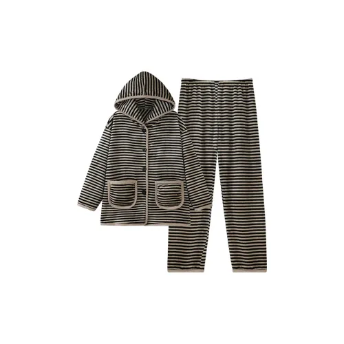 O'MESIK Pajama Set Women's Brown