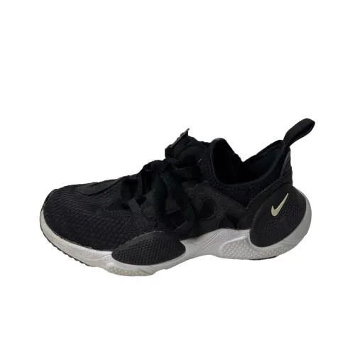Nike Huarache Edge Anti Slip Wear Resistant Low Top Kids' Running Shoes Black Children Aged 3 7 sportowes Old