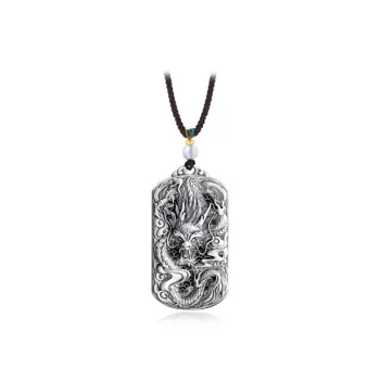 RURA 999 Fine Silver Sterling Silver Necklaces Unisex Silver