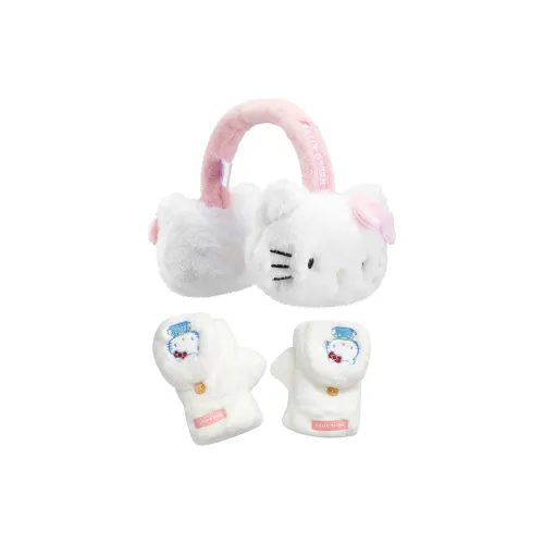 Sanrio Polyester Knit Gloves Women's