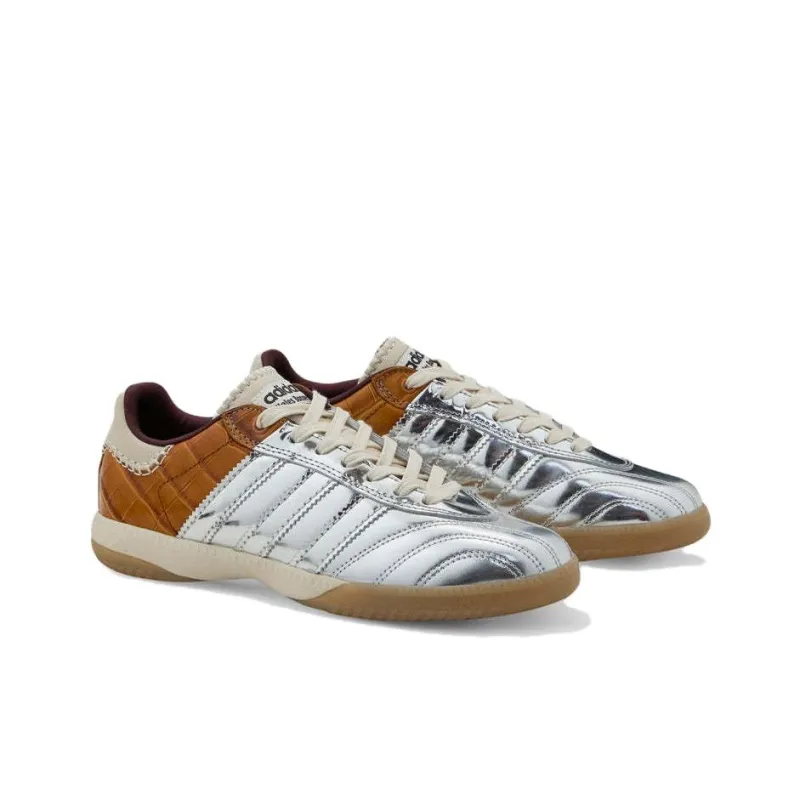 Adidas Samba Millennium Wales Bonner Silver Metallic Yellow Croc-3