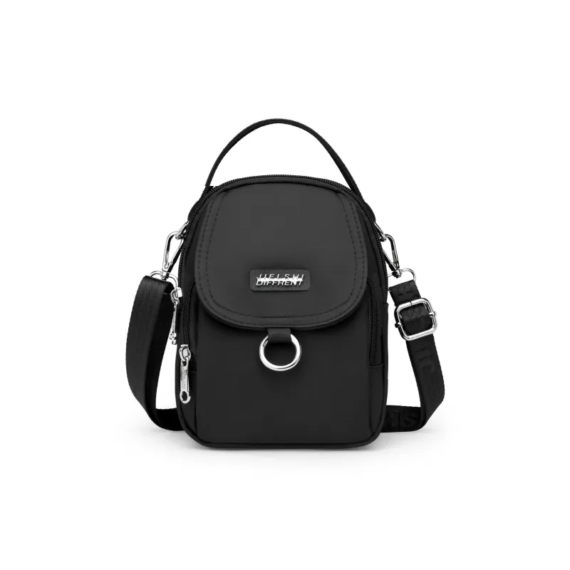 Gerlanx Nylon Fabric Crossbody One Shoulder Handbag Regular Unisex Multicolor-14
