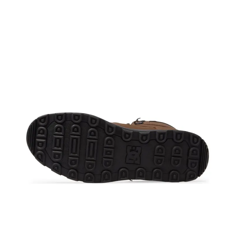 DC Shoes Pure Hi High Top Outdoor Shoes Men's Brown Black-5