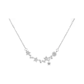 KING OF BLING 999 Fine Silver With Zircon Necklaces Women's Good Luck