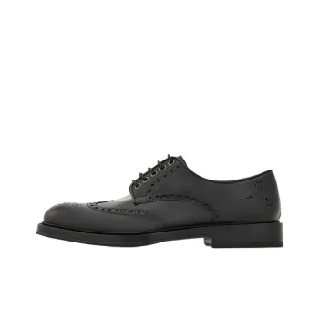 FERRAGAMO Tramezza Dress Shoes Men's Black