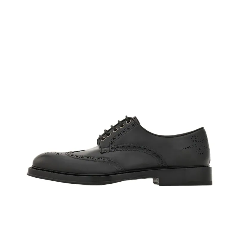 FERRAGAMO Tramezza Dress Shoes Men's Black-0
