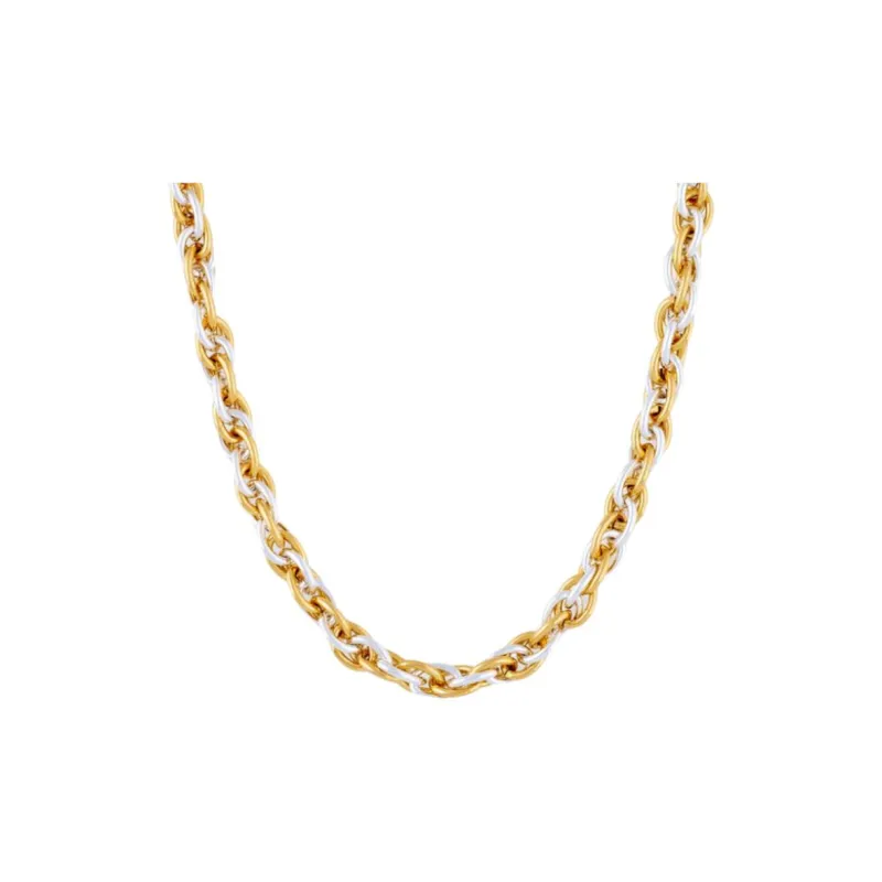 Crystal Haze 18K Gold-Plated Brass Silver-Plated Necklaces Unisex Silver/Gold-1