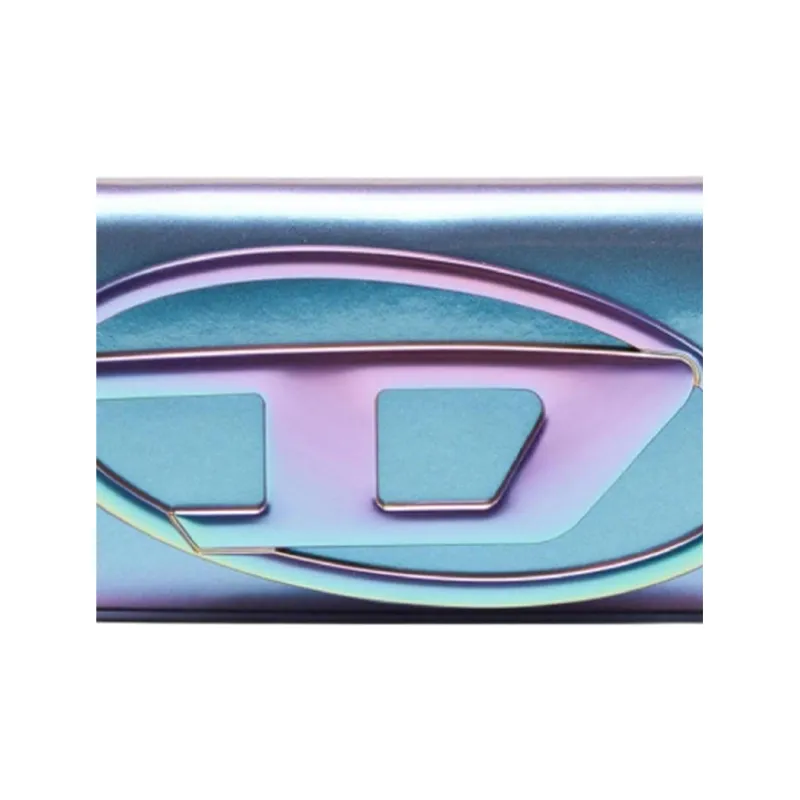 DIESEL Polyurethane One Shoulder Crossbody Clutches Women's Blue-3