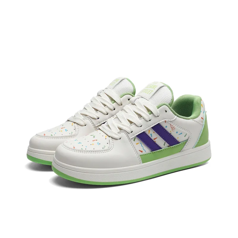 SESAME STREET Coverage Warm Slip-Resistant Cushioning Low-Top Skateboard Shoes Unisex-3